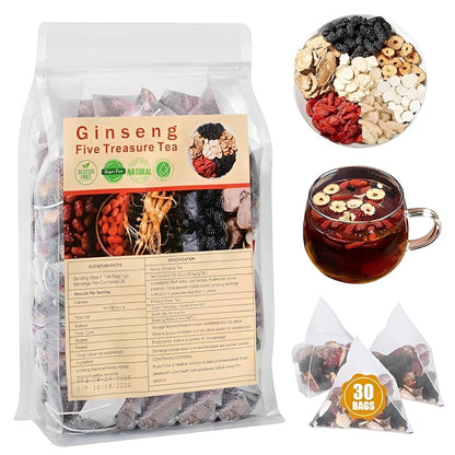 Ginseng Five Treasure Tea