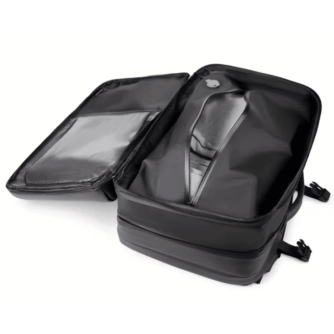 Traveling Bag Vacuum Compression With Air Pump Device 17-Inch Backpack, Waterproof Oxford Fabric