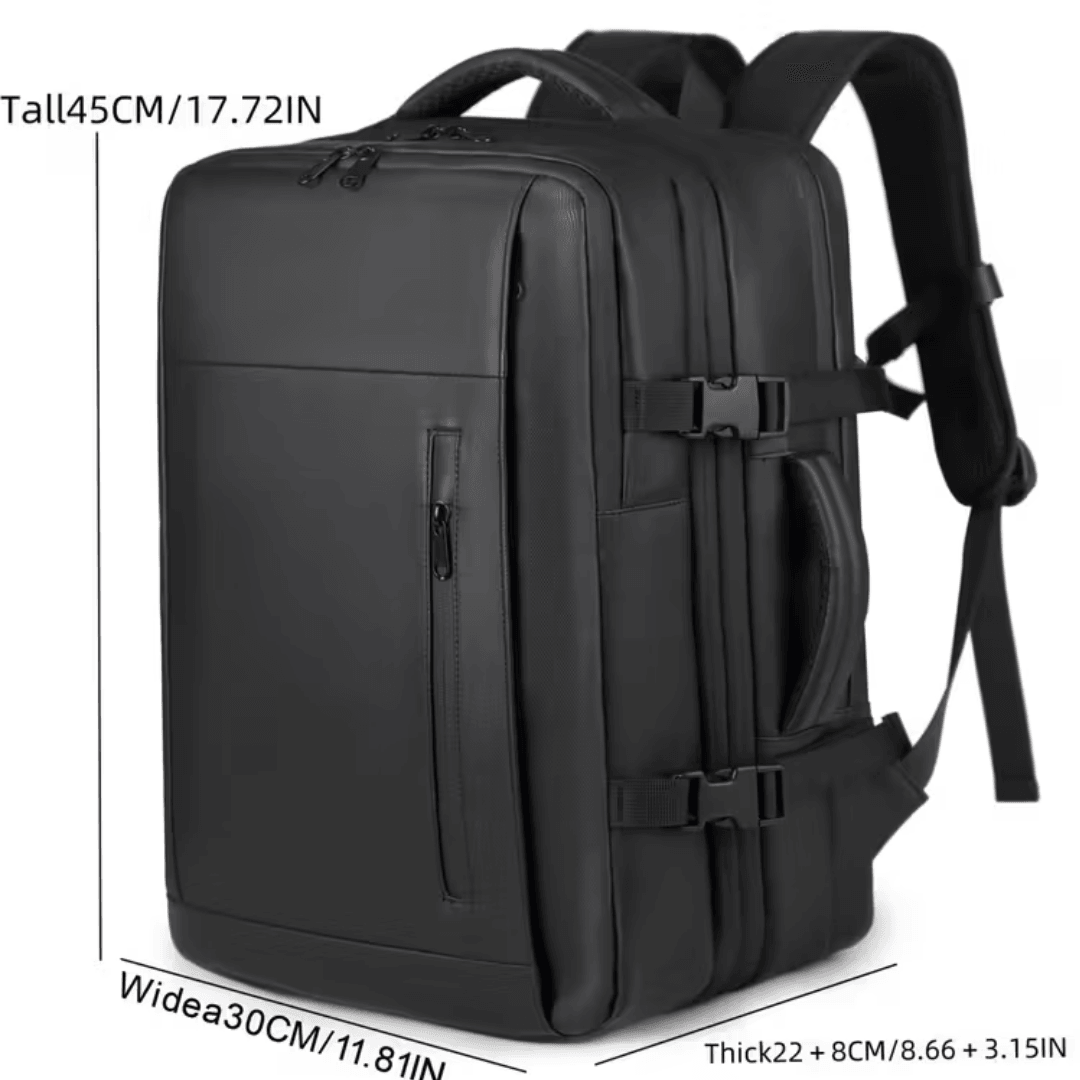 Traveling Bag Vacuum Compression With Air Pump Device 17-Inch Backpack, Waterproof Oxford Fabric