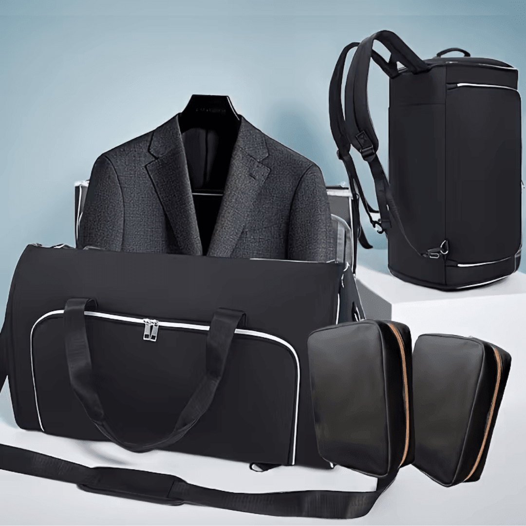 3-in-1 Travel Duffel Bag | Waterproof Garment Organizer