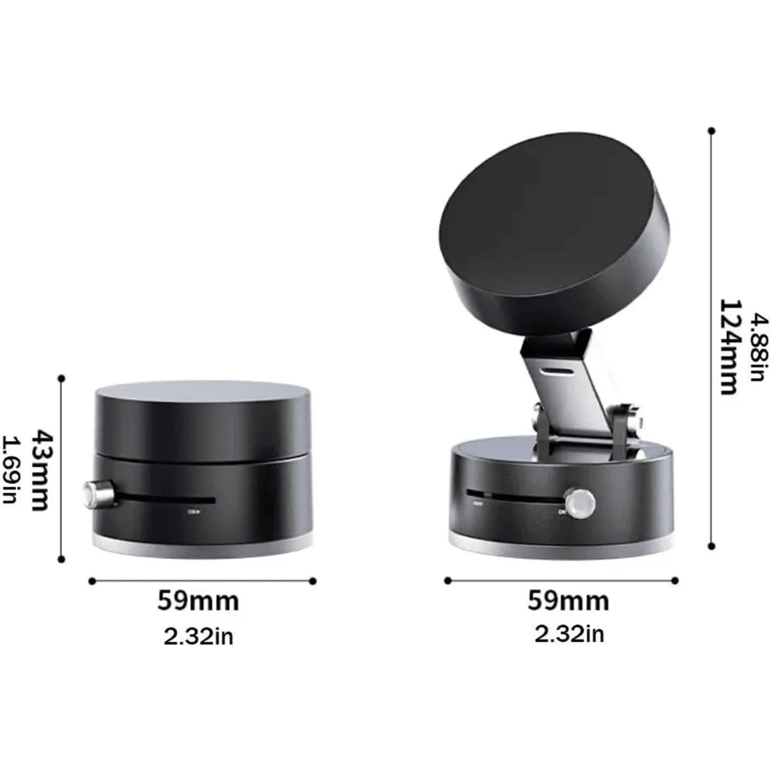 Foldable Vacuum Magnetic Car Phone Holder