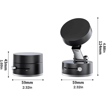 Foldable Vacuum Magnetic Car Phone Holder